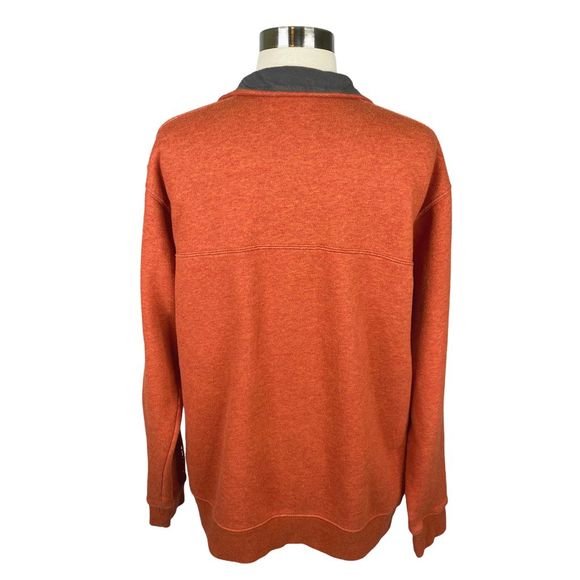 Columbia Burnt Orange Fleece Pullover - Size Medium - Picture 5 of 6